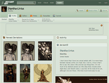 Tablet Screenshot of diantha-livius.deviantart.com