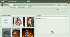 Desktop Screenshot of kythrie.deviantart.com