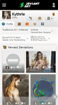 Mobile Screenshot of kythrie.deviantart.com