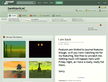 Tablet Screenshot of darkriderdlmc.deviantart.com