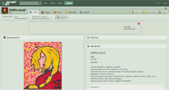 Desktop Screenshot of gothic-excel.deviantart.com