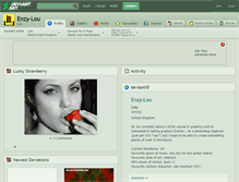 Tablet Screenshot of enzy-lou.deviantart.com