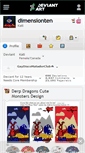 Mobile Screenshot of dimensionten.deviantart.com