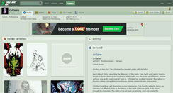 Desktop Screenshot of cvilaire.deviantart.com