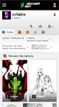 Mobile Screenshot of cvilaire.deviantart.com
