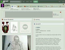 Tablet Screenshot of cvilaire.deviantart.com