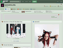 Tablet Screenshot of darkgothiclolita.deviantart.com