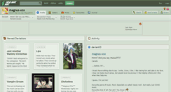 Desktop Screenshot of magnus-xox.deviantart.com