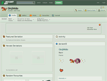 Tablet Screenshot of ginjimido.deviantart.com