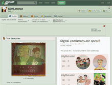 Tablet Screenshot of glenlorence.deviantart.com
