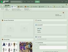Tablet Screenshot of jrk-jrk.deviantart.com