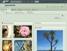Tablet Screenshot of colouryourlife.deviantart.com