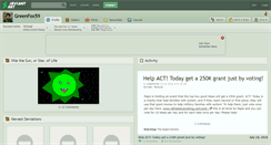 Desktop Screenshot of greenfox59.deviantart.com