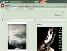 Tablet Screenshot of hissyfits.deviantart.com