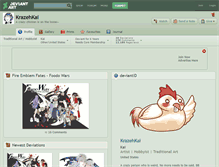 Tablet Screenshot of krazehkai.deviantart.com