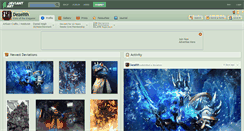 Desktop Screenshot of dezelith.deviantart.com