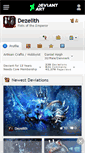 Mobile Screenshot of dezelith.deviantart.com