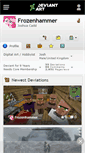 Mobile Screenshot of frozenhammer.deviantart.com