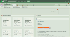 Desktop Screenshot of mizubluestar.deviantart.com
