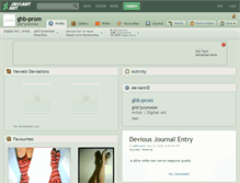 Tablet Screenshot of ghb-prom.deviantart.com