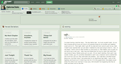 Desktop Screenshot of makona-duke.deviantart.com