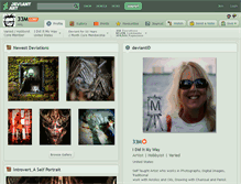 Tablet Screenshot of 33m.deviantart.com