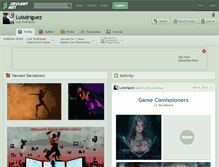 Tablet Screenshot of luisdriguez.deviantart.com