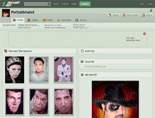 Tablet Screenshot of portraitkhaled.deviantart.com