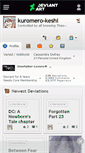 Mobile Screenshot of kuromero-keshi.deviantart.com
