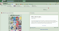 Desktop Screenshot of foxelie17.deviantart.com