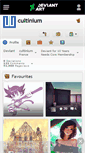 Mobile Screenshot of cultinium.deviantart.com