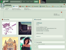 Tablet Screenshot of cultinium.deviantart.com