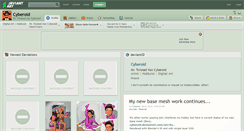 Desktop Screenshot of cyberoid.deviantart.com
