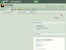 Tablet Screenshot of interfearia.deviantart.com