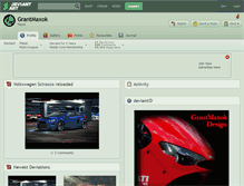 Tablet Screenshot of grantmaxok.deviantart.com