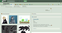 Desktop Screenshot of bloodwolfck.deviantart.com