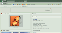 Desktop Screenshot of jackle-ie.deviantart.com