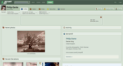 Desktop Screenshot of philip-dante.deviantart.com