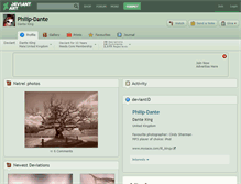 Tablet Screenshot of philip-dante.deviantart.com