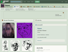 Tablet Screenshot of fidaner.deviantart.com