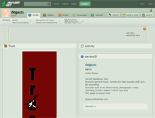 Tablet Screenshot of degauss.deviantart.com