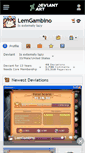 Mobile Screenshot of lemgambino.deviantart.com