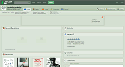 Desktop Screenshot of dededededede.deviantart.com