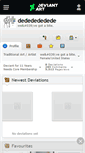Mobile Screenshot of dededededede.deviantart.com