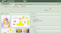 Desktop Screenshot of bunnycharms.deviantart.com