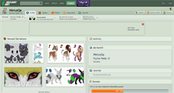 Desktop Screenshot of mimusqa.deviantart.com