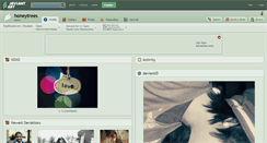 Desktop Screenshot of honeytrees.deviantart.com
