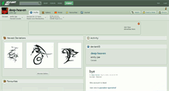 Desktop Screenshot of deep-heaven.deviantart.com