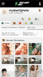 Mobile Screenshot of mydearophelia.deviantart.com