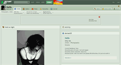 Desktop Screenshot of hellis.deviantart.com